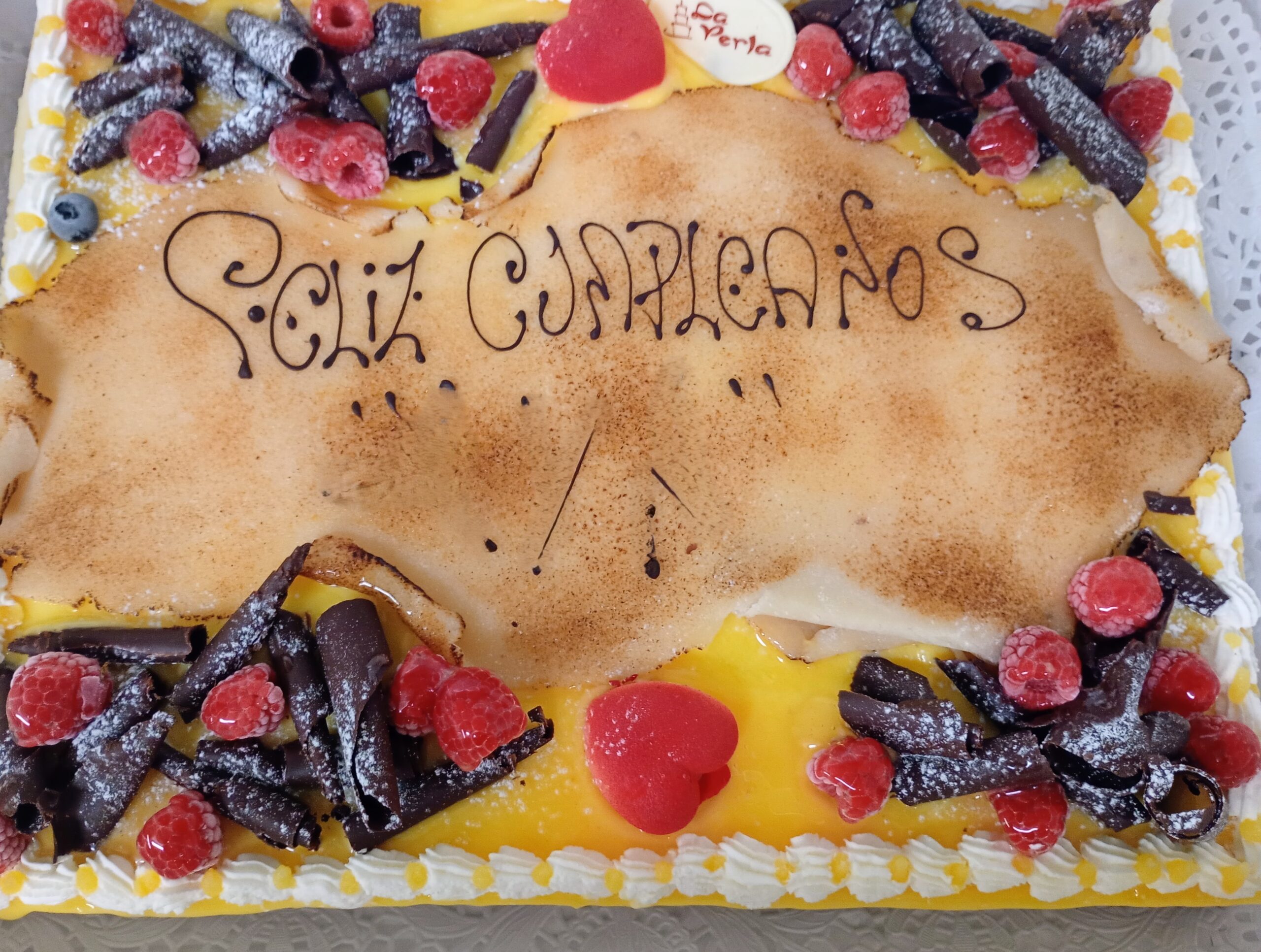 Tarta de Limón y chocolate. Sin gluten
